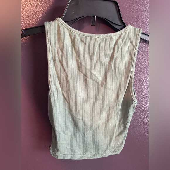 Green sparkly mushroom tank top - Picture 2 of 2